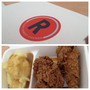 Chicken, gravy and mash