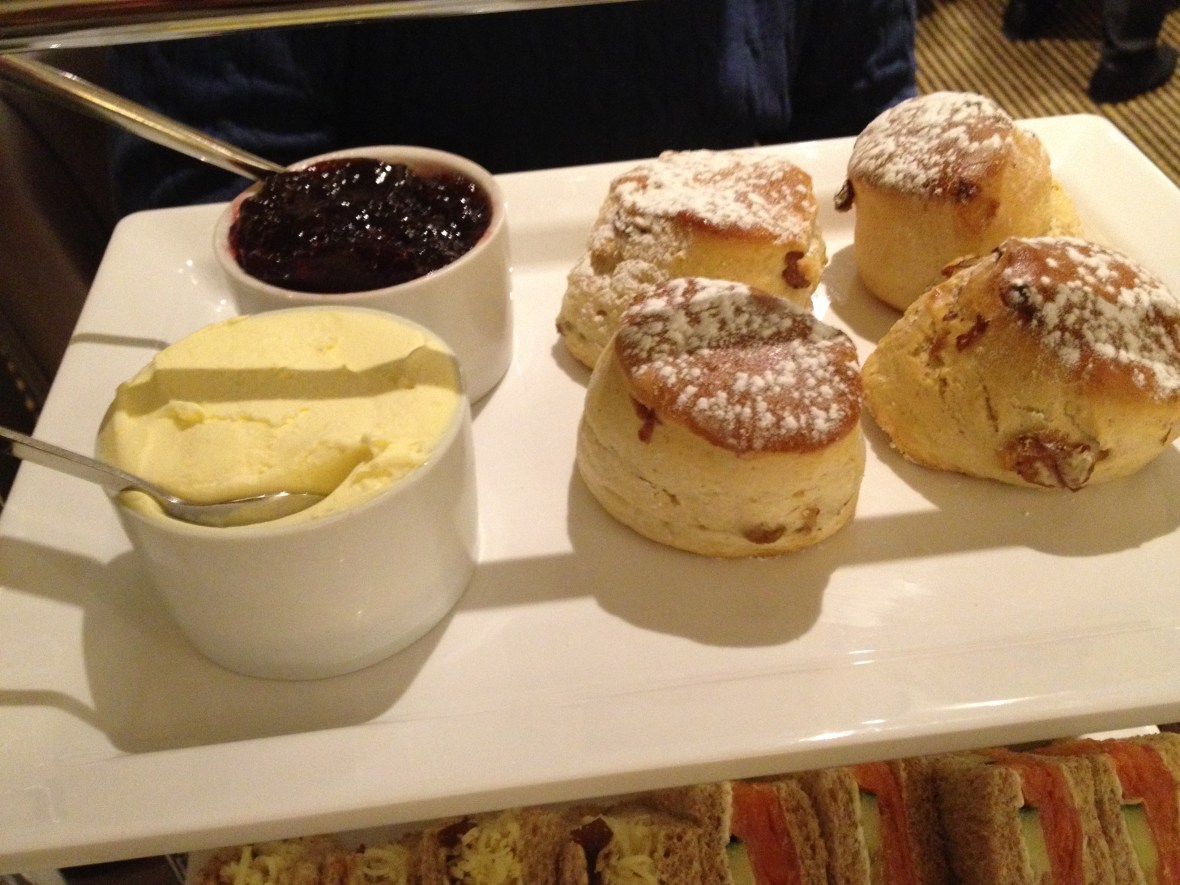 Scones Jam Cream - Afternoon Tea at The Cavendish