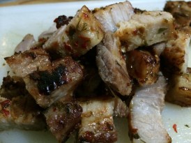 Salt and chilli pork belly