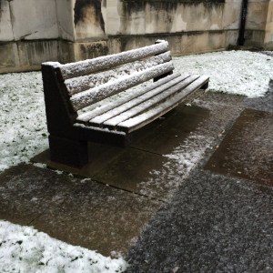 Snow bench