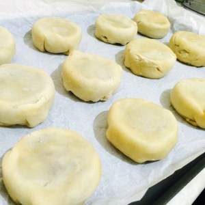 Hopia before baking