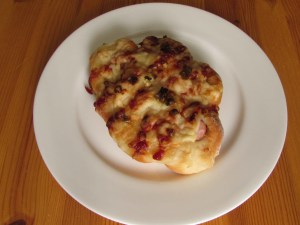 Chinese caterpillar bun