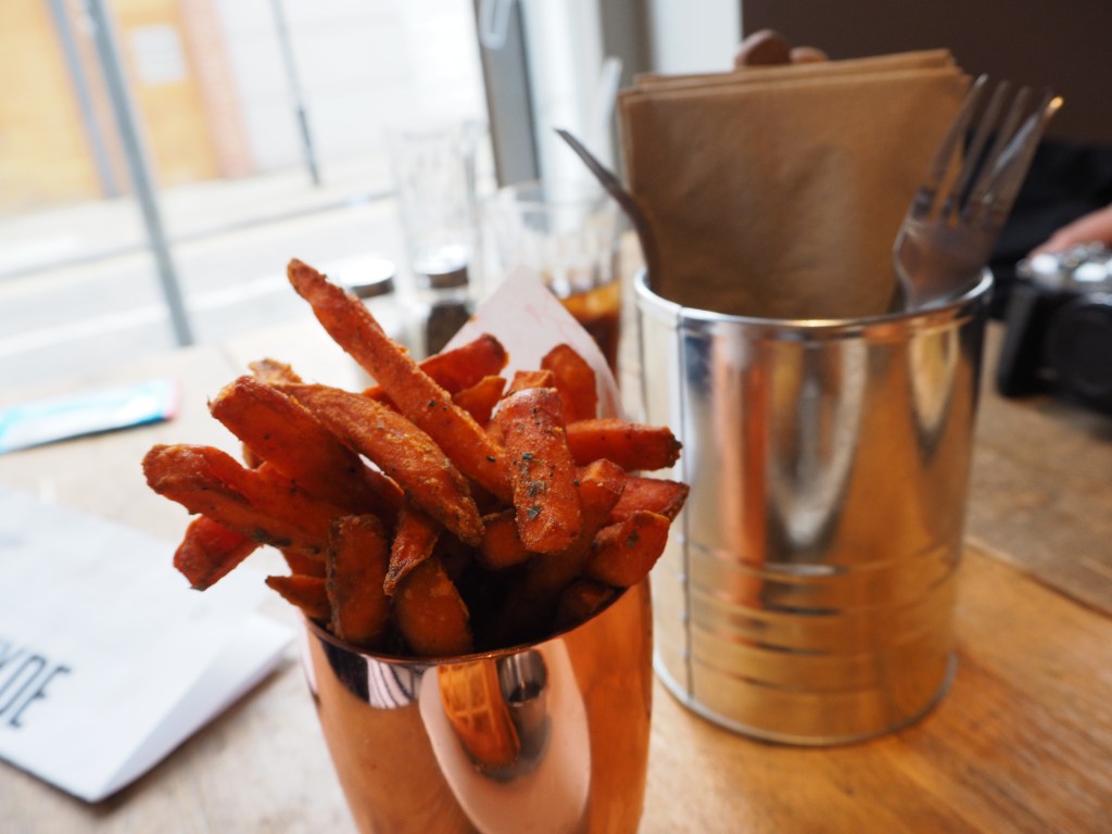 Crispy sweet potato fries