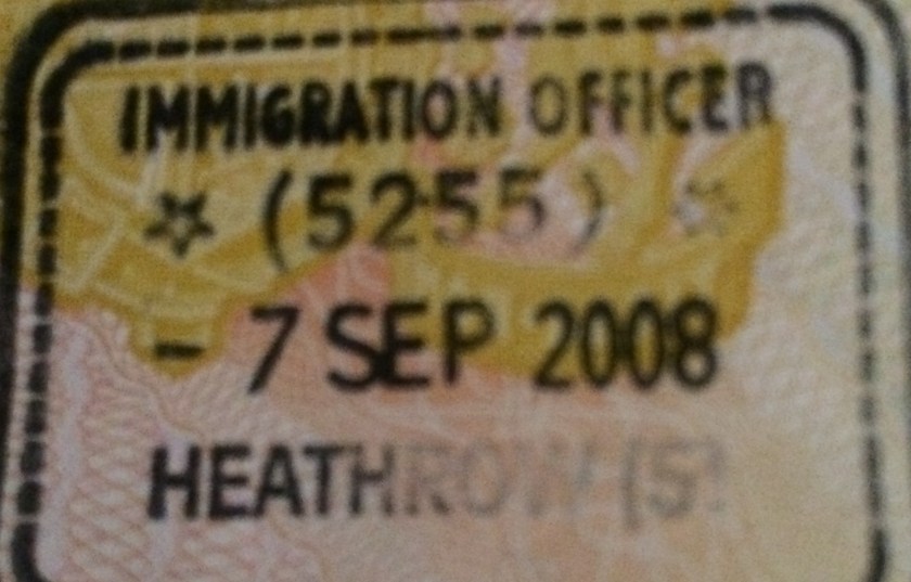immigration stamp