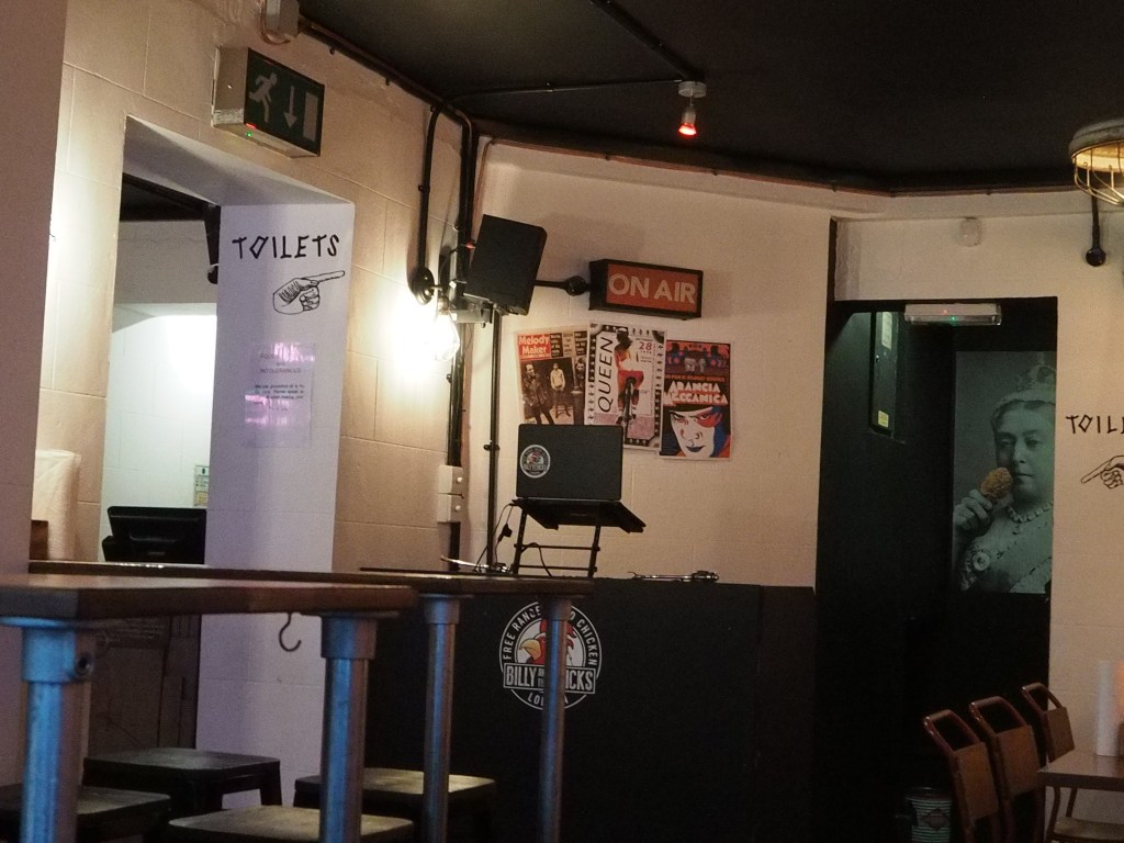 The DJ and his booth